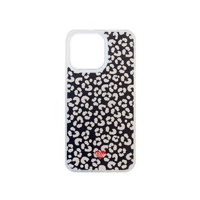 Flower iPhone Case_Black & Ivory_투명 젤하드케이스