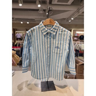 래핑차일드 [파주점] (BL)  스트라이프 스마일 셔츠 8611932001