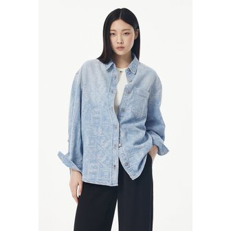 VOV [파주점] 원 포켓 자카드 데님 셔츠7115255201