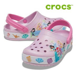 [세일] 크록스 아동 샌들 /47- 207076-6GD / Kids Crocs Fun Lab Disney Princess Lights Clog