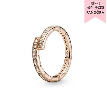 판도라 [백화점 보증서 제공]스파클링 오버래핑 링 _189491C01