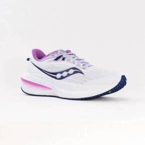 5038028 SAUCONY Womens Triumph 21 In White/indigo