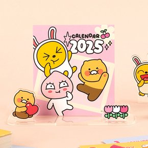 카카오 세이치즈 2025년 아크릴 탁상 캘린더 (핑크) 12800