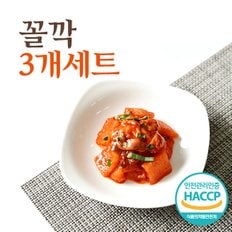 [HACCP] 한옹 꼴깍(꼴뚜기&깍두기)400g (3개)_