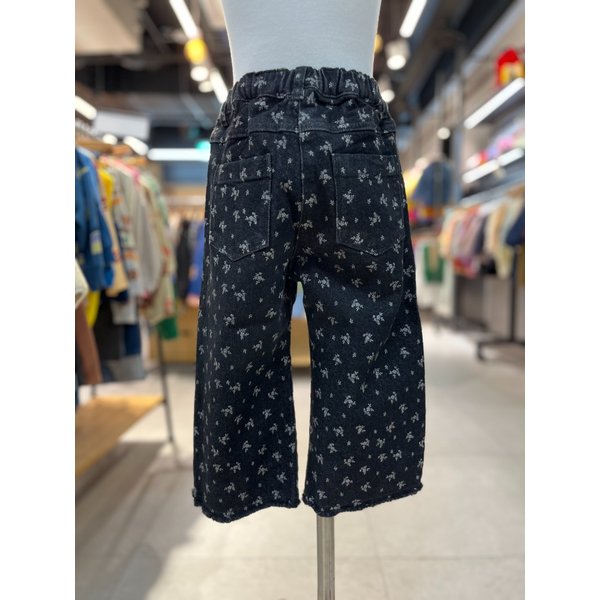 [파주점] 리틀그라운드(DG)룰라비-플라워데님기모팬츠 74C2241002