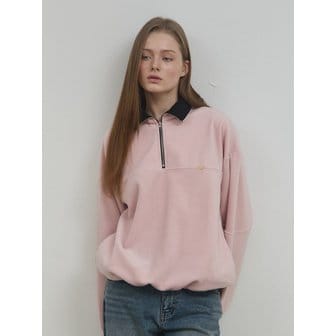 아노에틱 ANC SOFT HALF ZIP-UP FLEECE_PINK