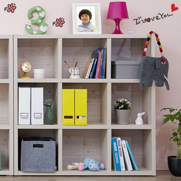 아르메 라떼 1200 3단 책장 (높은책장 사무용 수납장) (수도권무배)