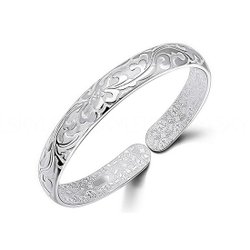 BG09 Silver 아름다운 꽃들 뱅글 팔찌 은팔찌 - SSG.COM
