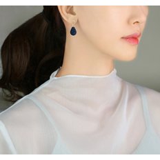 14K 지젤 크리스탈 물방울 귀걸이 6colors[주문제작]