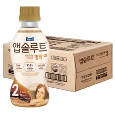 리뉴얼 앱솔루트 명작 액상 2FL 분유 2단계, 6~12개월, 240ml 24입 (니플미포함)