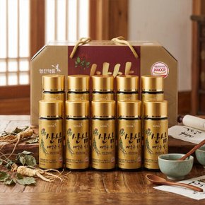 영진 산삼배양근골드 100ml 10병 선물세트