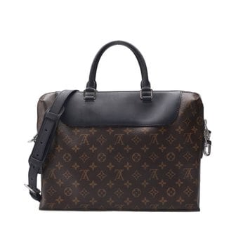 LOUIS VUITTON [중고명품]  브라운  블랙 PVC 모노그램 포르트 도큐멍 주르