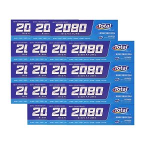 애경 2080 시그니쳐 토탈 블루치약 125g 4입 x6