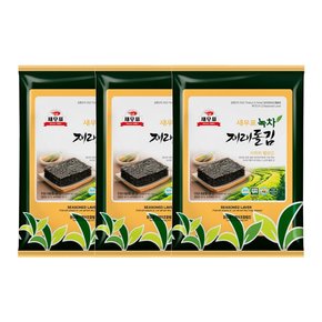 새우표 완도 녹차재래 돌김전장 30g x 3봉_미판매