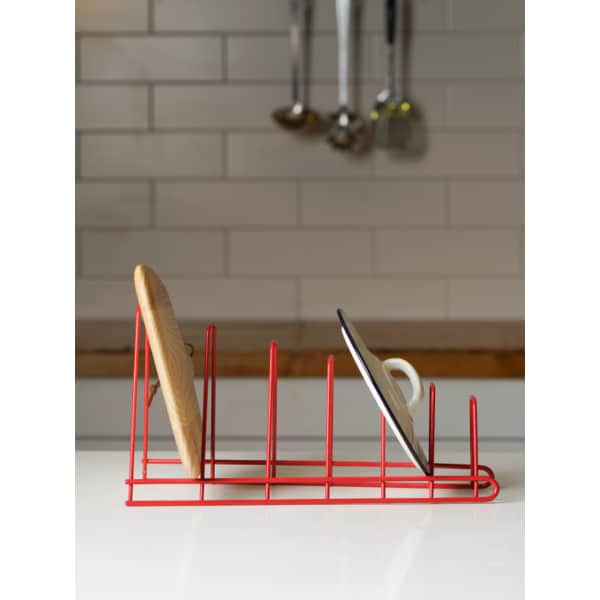 섹터 트레이냄비뚜껑 정리대 레드