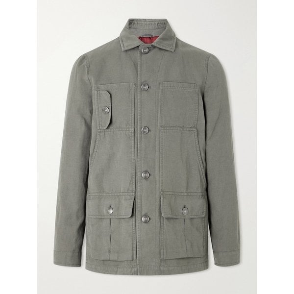 브루넬로쿠치넬리 코튼 리넨 블렌드 재킷 46376663163115429