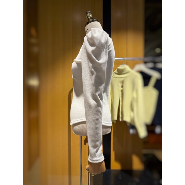 [시흥점] 여성 셔링 레이스 티셔츠  (ES1JT102)