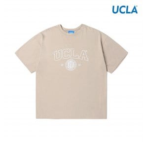 여성 UCLA 워싱 반팔 티셔츠 UA4ST5A _P359404475