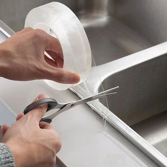  투명 다용도 욕실 방수테이프3.2M 방염 곰팡이방지 싱크대테이프