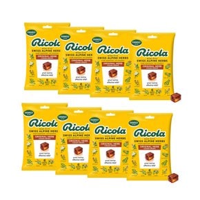 Ricola 리콜라 오리지널 커프 드롭 기침 캔디 45개입 8팩 Original Natural Herb Cough Drops