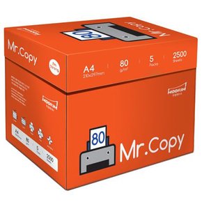 A4 복사용지 A4용지 80g 2500매 1BOX