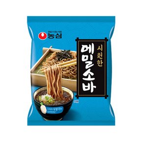 농심 메밀소바 봉지라면 127g 40봉