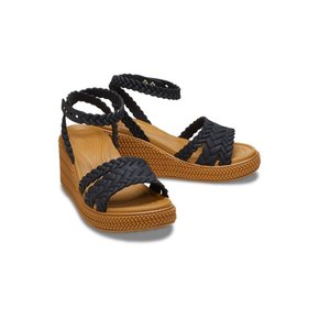 [WOMEN] 여성 BROOKLYN WOVEN ANKLE STRAP WDG BK (24SWSD209994)