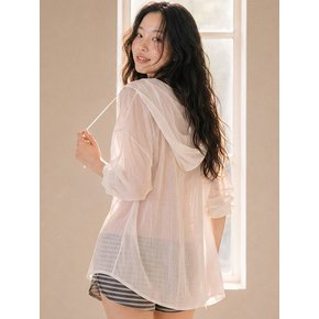 CRINKLE-TEXTURED HOODED SHIRTS_T513TP119