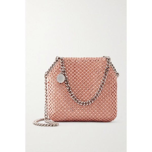 스텔라매카트니 파라벨라 미니 크리스탈 장식 메쉬 숄더백 46376663162964949