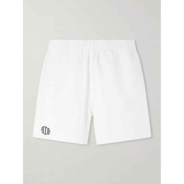 보디 로고 자수 코튼 트윌 필드 스트레이트 레그 쇼츠 46376663162957817