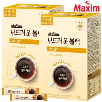 동서식품 [맥심] 모카골드 부드러운 커피 블랙믹스 100Tx2개