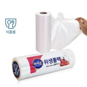 마미손 뜯어쓰는 비닐봉투 롤백 7호 500매 중25x35