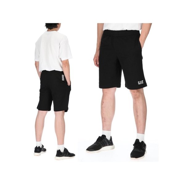 EA7 로고 8NPS02 PJ05Z 1200 남성 트랙 반바지