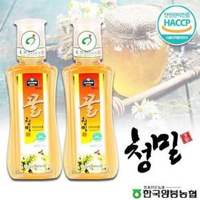 [양봉농협]등급있는 청밀 아카시아꿀 500g*2/HACCP인증