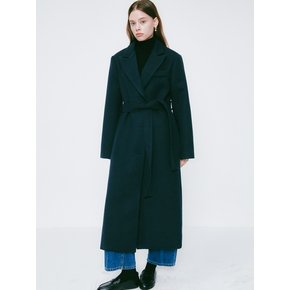 Lossy Belted Single Long Coat