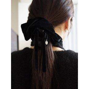 big square ribbon scrunchie (2colors)