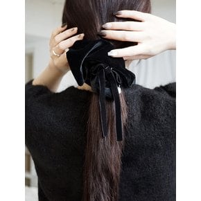 big square ribbon scrunchie (2colors)