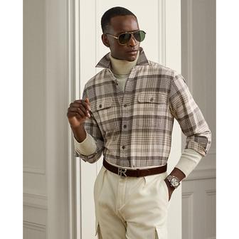 퍼플라벨 Purple Label 플래드 트윌 셔츠 (MNPLWOV16820640230)