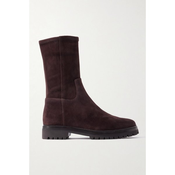 로플러 랜달 대니 스트레치 스웨이드 앵클 부츠 다크 브라운 46376663163039305