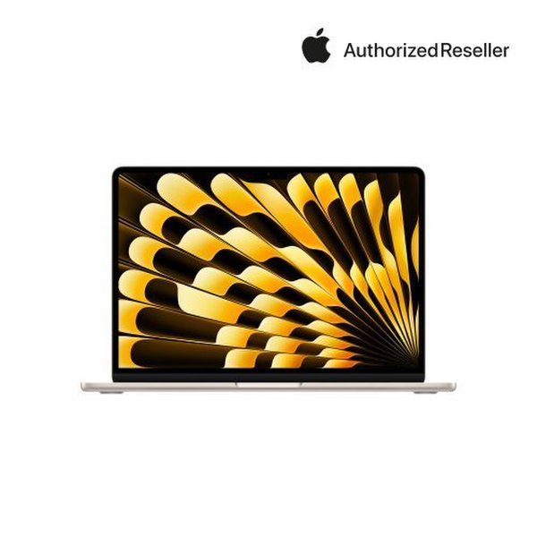 맥북에어 13 M4 (CPU 10코어/GPU 8코어) RAM 16GB SSD 256GB 스타라이트 MW0Y3KH/A