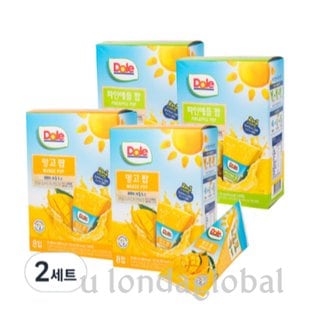  돌 파인애플 팝 62ml 16p+ 망고 팝 주스 62ml 16p X 2