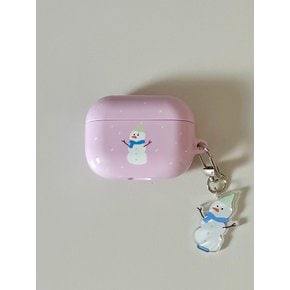 Winter snowman air pods case (hard)