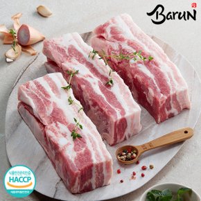 참바른한돈 프리미엄 국내산 냉장 삼겹살 2kg(수육용) / 바른재료 바른위생