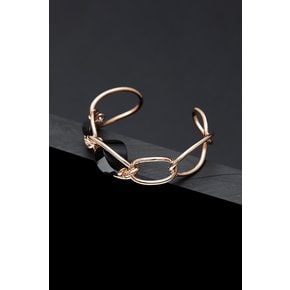 Onyx Honey Bangle - Rosegold