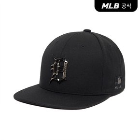 [코리아공식]메탈 원포인트 스냅백 DT (Black)