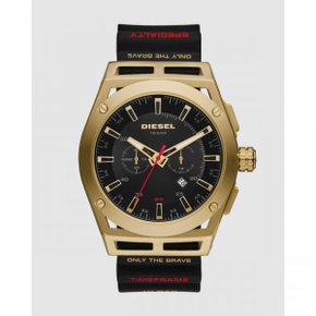 4656127 Diesel Timeframe Black Chronograph Watch - black