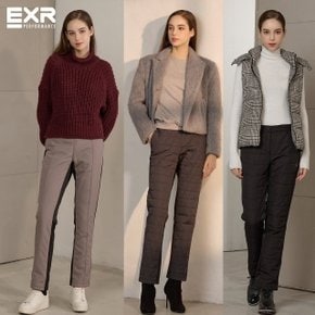 EXR 22FW 스트레치 웜기모 패딩팬츠 3종, 여성