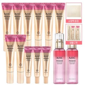 [ 홈쇼핑 최신상 ] AHC 아이크림 시즌12 40ml 8개+12ml 3개+샘플 2개+로즈미스트 2개