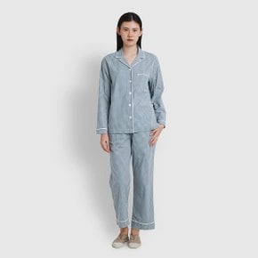 여 코튼 스트레치 10부 파자마 세트 J215901010054