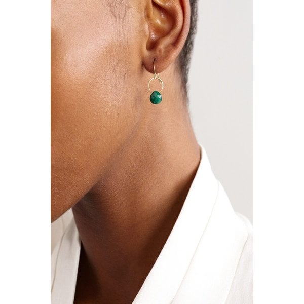 멜리사 조이 매닝 14K 골드 말라카이트 드롭 귀걸이 46376663162930739